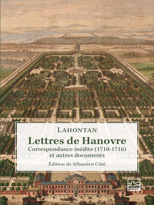 cover image of Lettres de Hanovre. Correspondance inédite (1710-1716) et autres documents